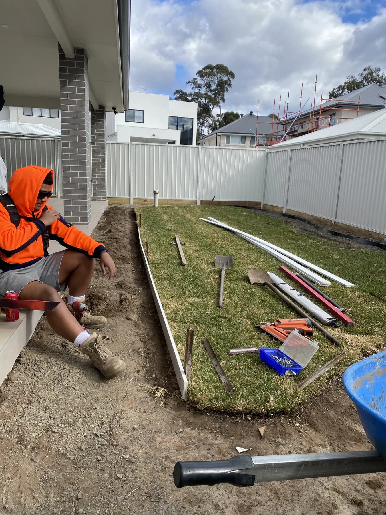 Excavation underway — Day one